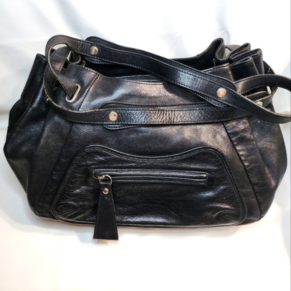 Balenciaga Black Leather Handbag - Picture 1 of 11